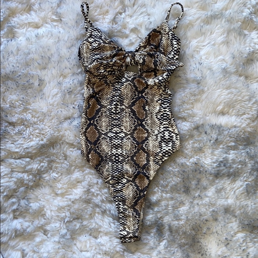 Snake skin body suit
